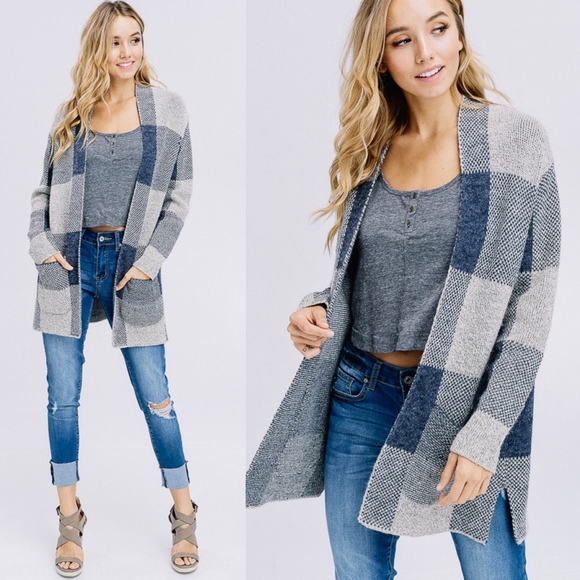 Bellanblue Sweaters - KHLOE Open Cardigan - NAVY